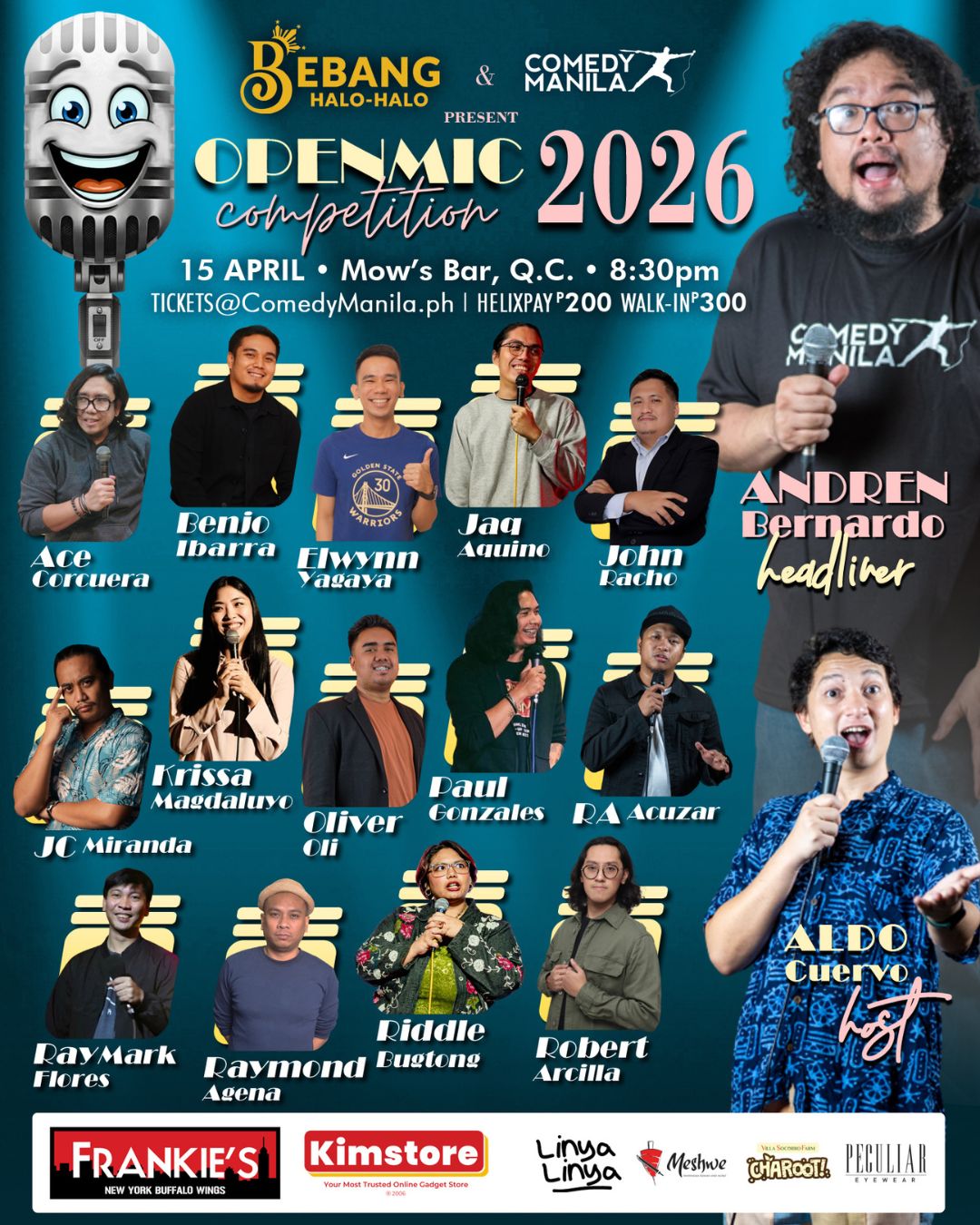 April 15 - Open Mic Competition 2026